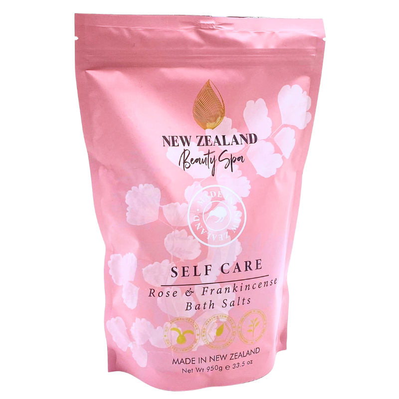 New Zealand Beauty Spa Bath Salts | Rose & Frankincense