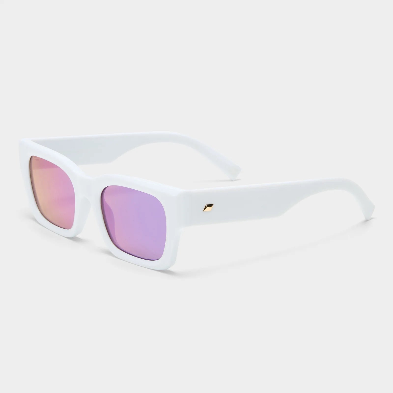 Le Specs Shmood Sunglass | White