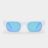 Le Specs Shmood Sunglass | White
