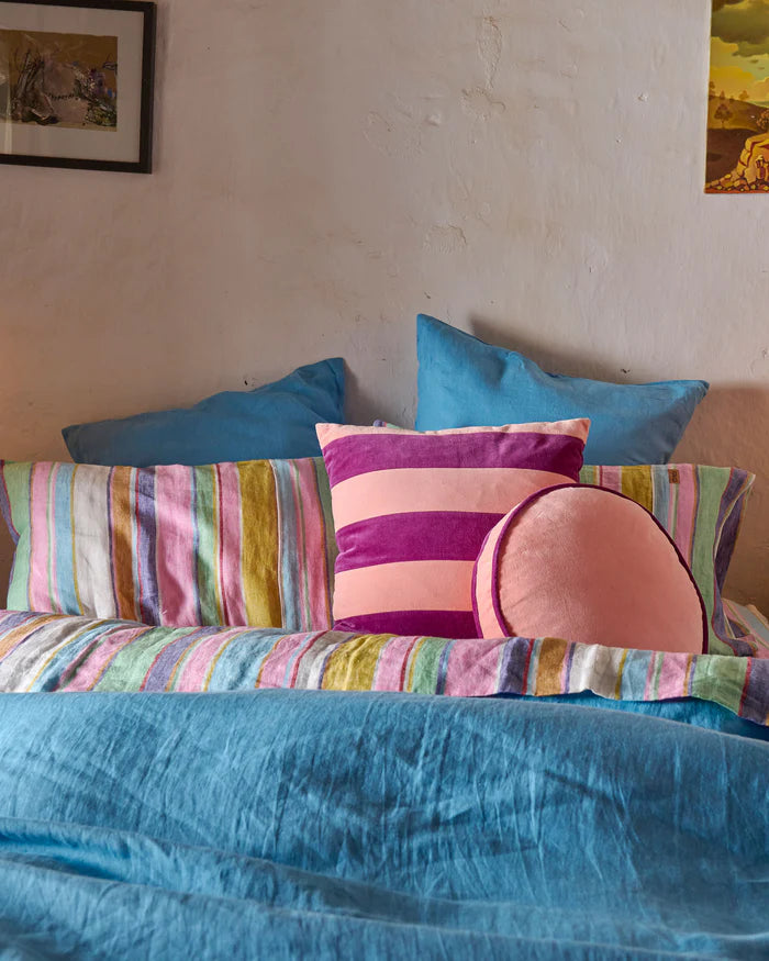 Kip & Co Velvet Cushion | Plum Jam