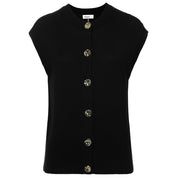 Moke Chloe Knit Vest | Black