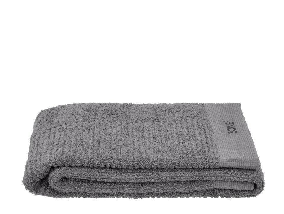 Zone Bathroom Classic Bath Towel Grey