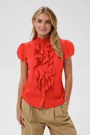 St Tropez Tilli Shirt | Valiant Poppy