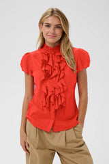 St Tropez Tilli Shirt | Valiant Poppy