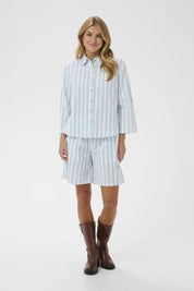 Saint Tropez Zalinda Shirt | Skyway Ice Stripe