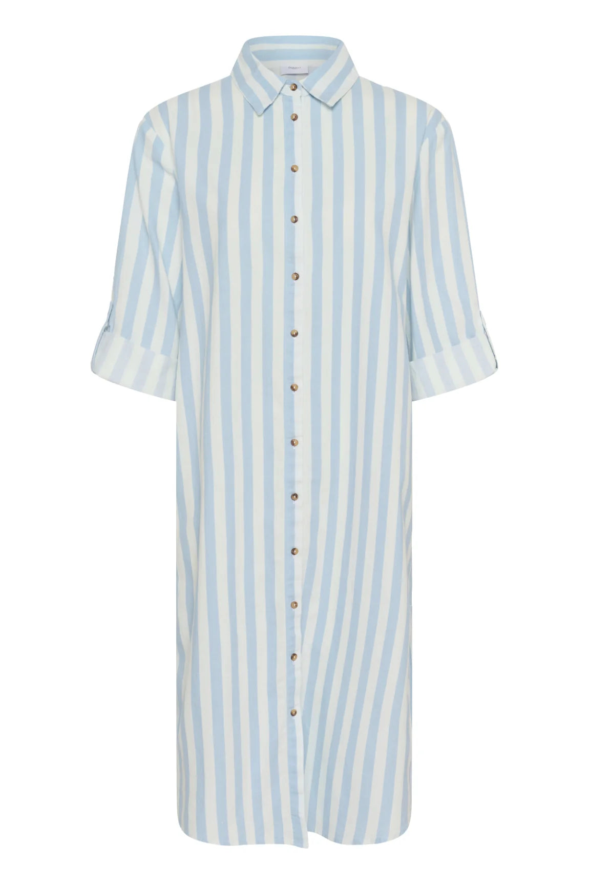 St Tropez Zalinda Shirt Dress | Skyway Ice Stripe