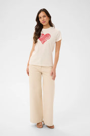 St Tropez Kuvi T Shirt | Poppy Red