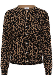 St Tropez Paloma Cardigan | Tigers Eye Spotty Leopard