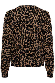 St Tropez Paloma Cardigan | Tigers Eye Spotty Leopard