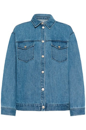 St Tropez Pindre Jacket | Medium Blue Denim