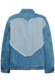 St Tropez Pindre Jacket | Medium Blue Denim