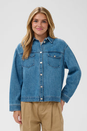 St Tropez Pindre Jacket | Medium Blue Denim