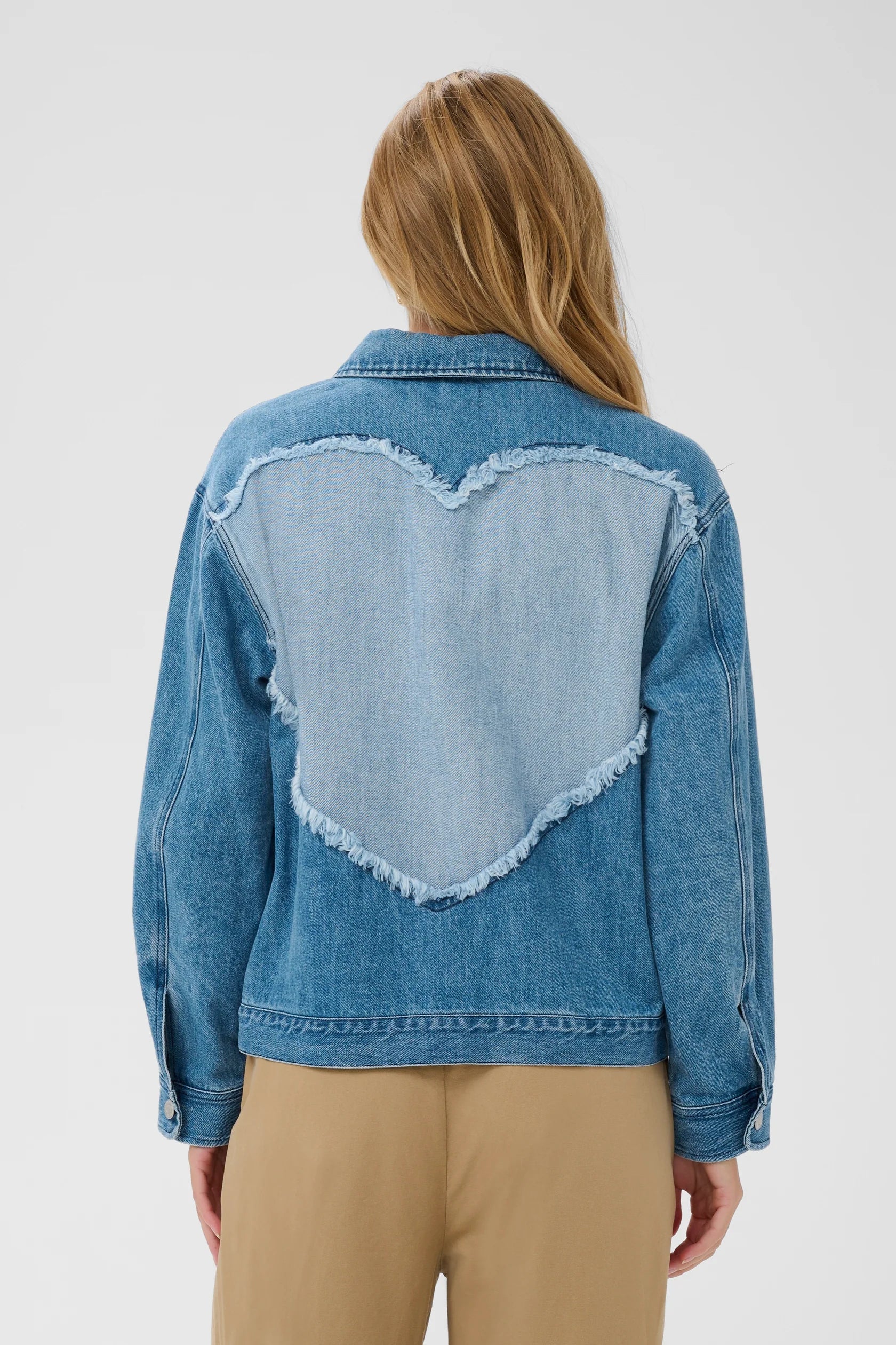 St Tropez Pindre Jacket | Medium Blue Denim