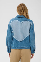 St Tropez Pindre Jacket | Medium Blue Denim