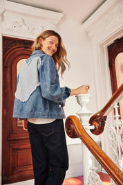St Tropez Pindre Jacket | Medium Blue Denim