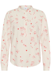 St Tropez Ponyo Shirt | Iced Red Mon Amour