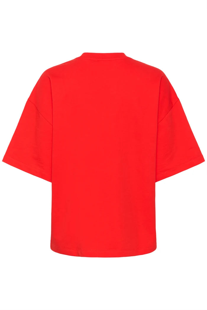 St Tropez Panna Sweatshirt | Fiery Red