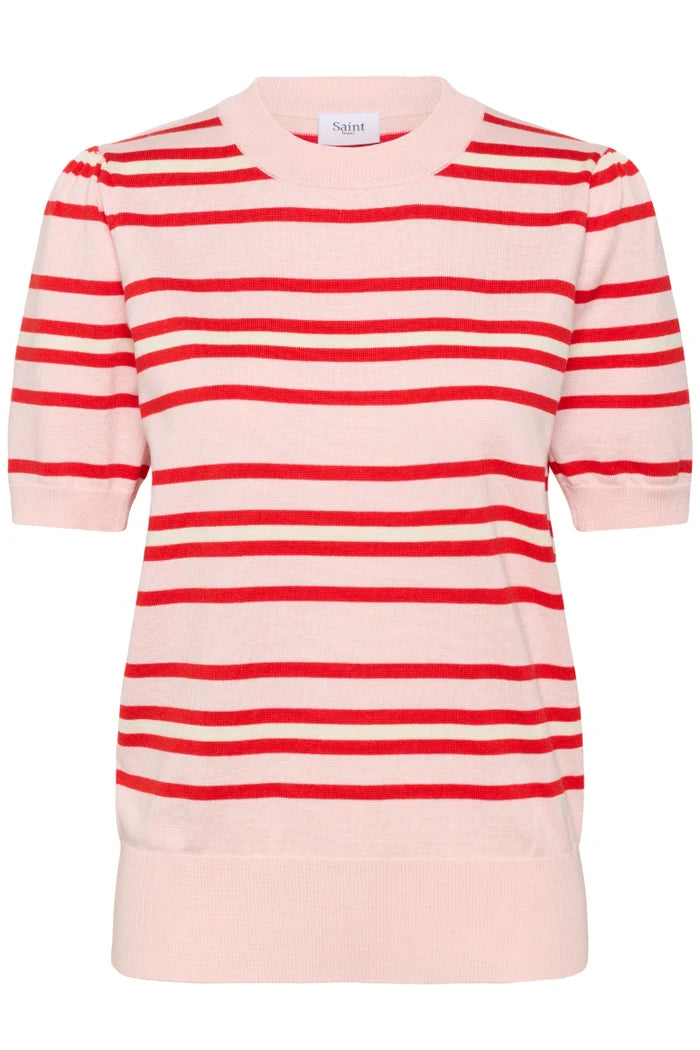 St Tropez Pila Short Sleeve Pullover | Chalk Pink