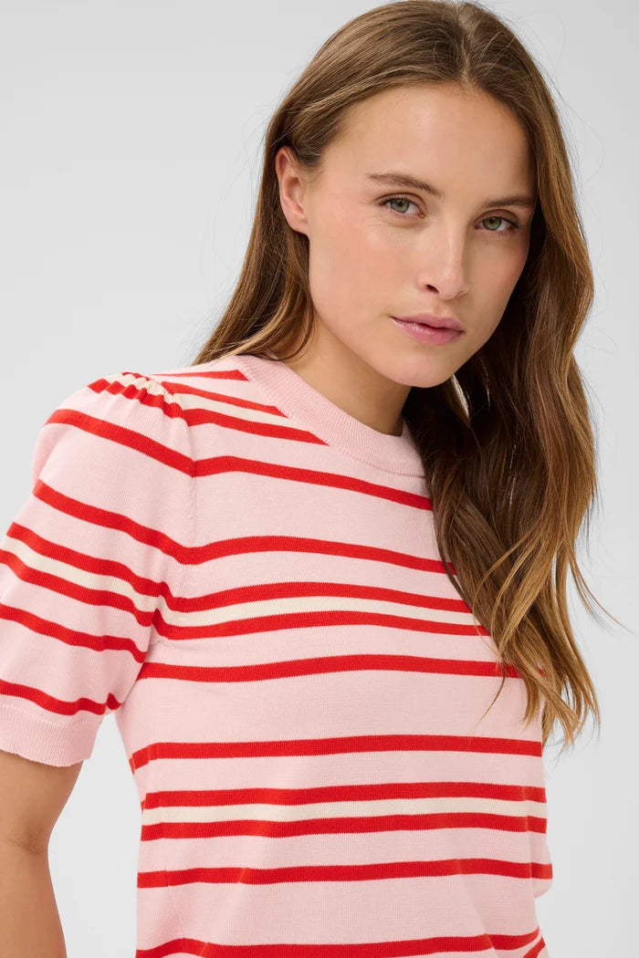 St Tropez Pila Short Sleeve Pullover | Chalk Pink