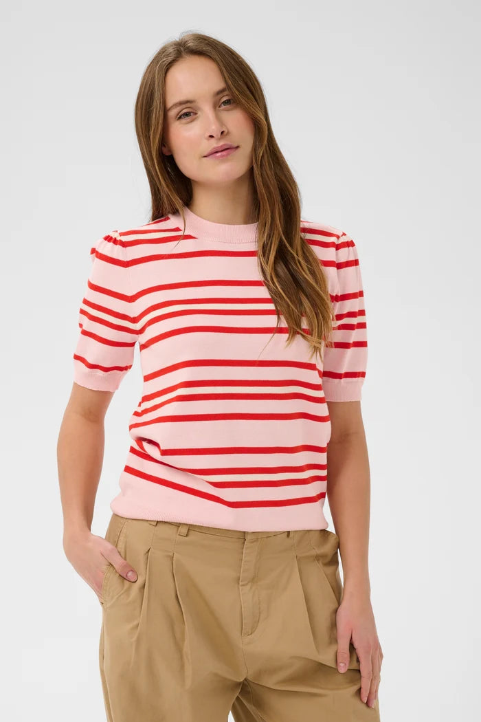 St Tropez Pila Short Sleeve Pullover | Chalk Pink