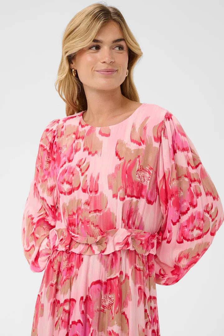St Tropez Polyanna Dress | Poppy Shaded Flower