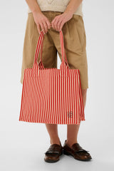 ST Tropez Pansy Bag | Poppy Seedpearl Stripe
