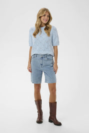 St Tropez Polina Shorts | Light Blue Denim