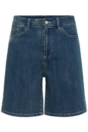 St Tropez Polina Jean Shorts | Mid Denim Blue