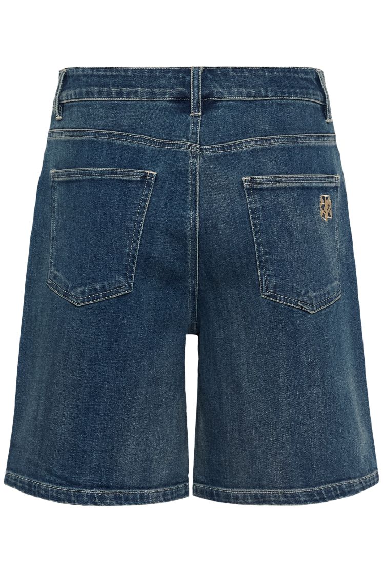 St Tropez Polina Jean Shorts | Mid Denim Blue
