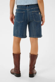 St Tropez Polina Jean Shorts | Mid Denim Blue