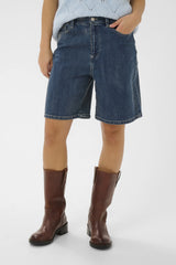 St Tropez Polina Jean Shorts | Mid Denim Blue