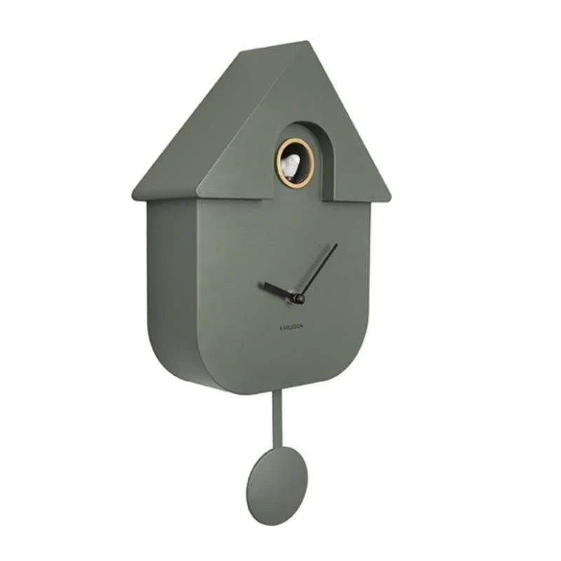 Karlsson Modern Cuckoo Clock | Jungle Green