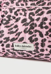 Lolly Laundry Sea Toiletry Bag | Light Pink Leopard