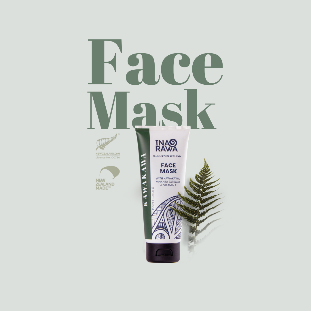Ina Rawa Face Mask | Kawakawa, Vinanza Extract & Vitamin E