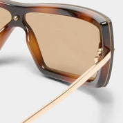 Le Specs The Bodyguard Sunglass Tort | Gold
