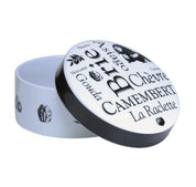 Camembert Cheese Keeper Baker | Black White