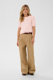 St Tropez Mila Short Sleeve Pullover | Chalk Pink