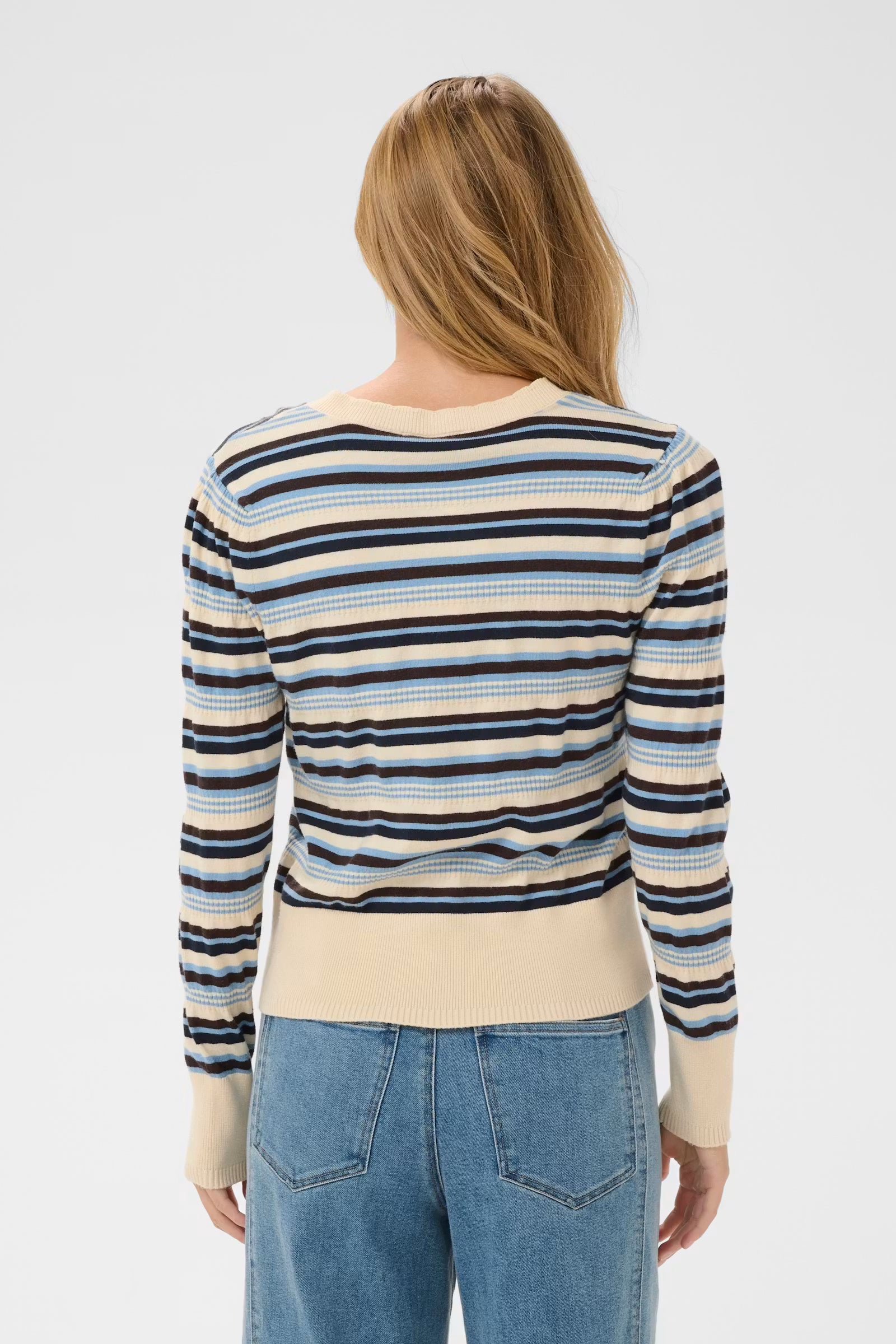 St Tropez Phillia Cardigan | Allure Multi Stripe