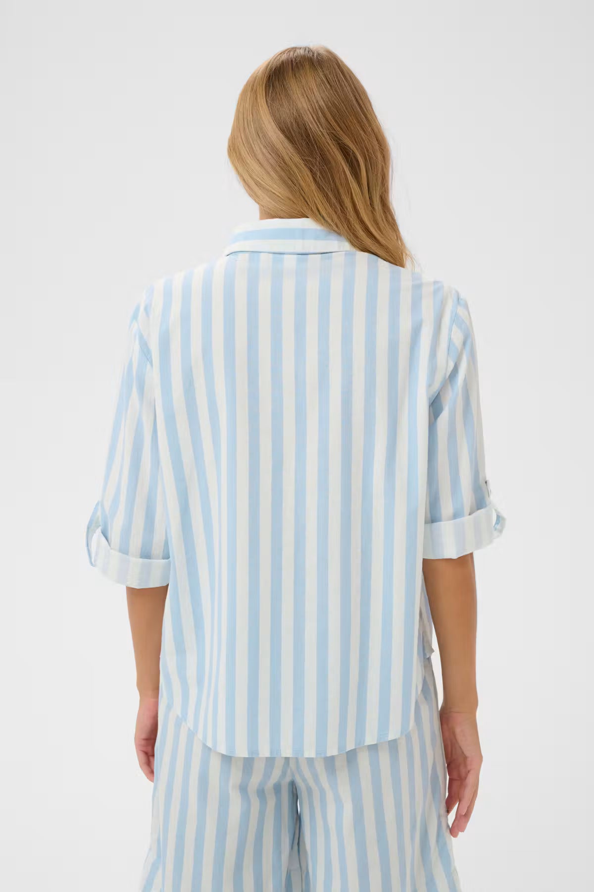Saint Tropez Zalinda Shirt | Skyway Ice Stripe
