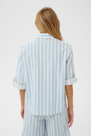 Saint Tropez Zalinda Shirt | Skyway Ice Stripe