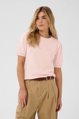 St Tropez Mila Short Sleeve Pullover | Chalk Pink