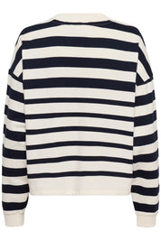 St Tropez Philene Sweatshirt | Night Sky Stripe