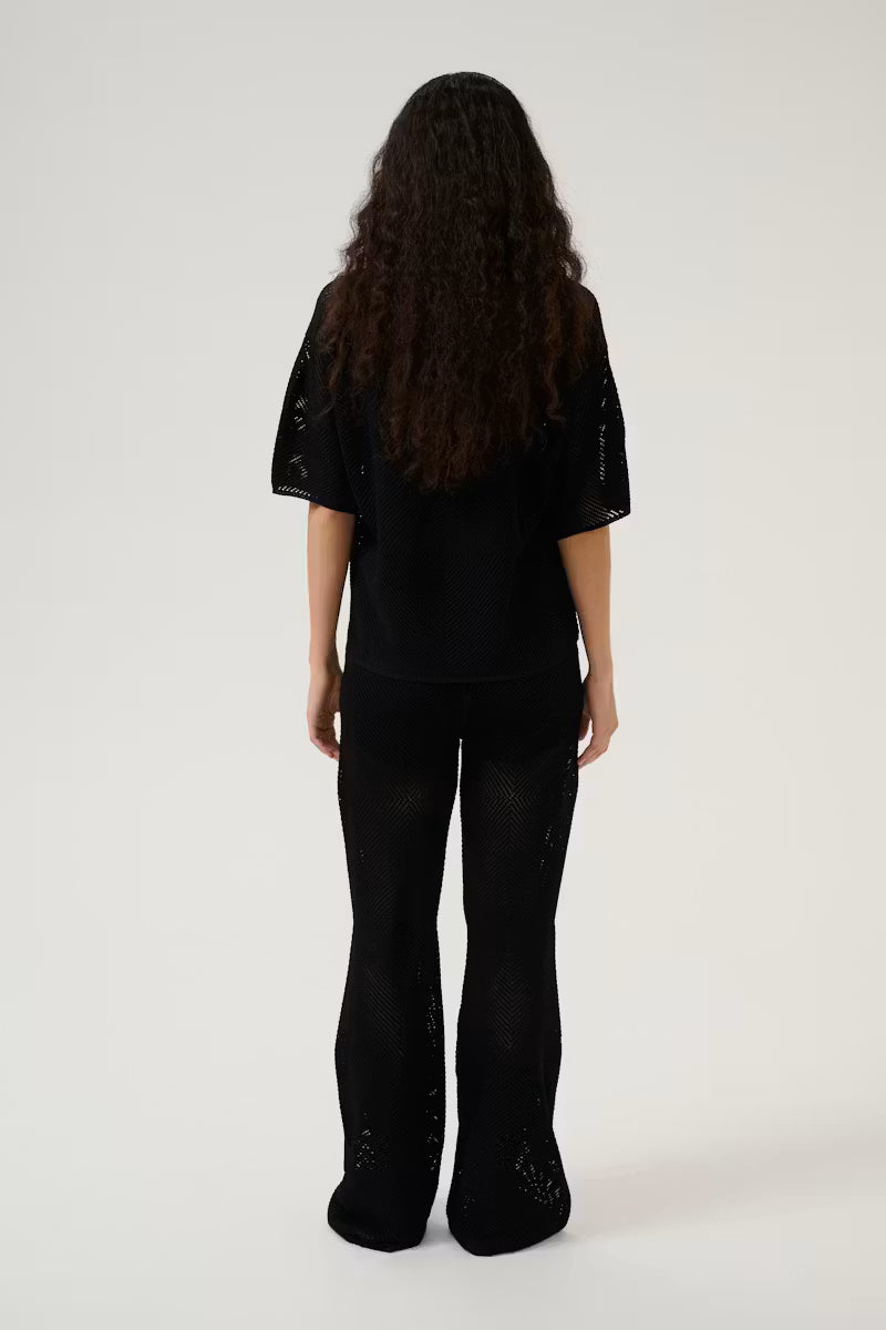 Karen By Simonsen Upala Polo Top | Black