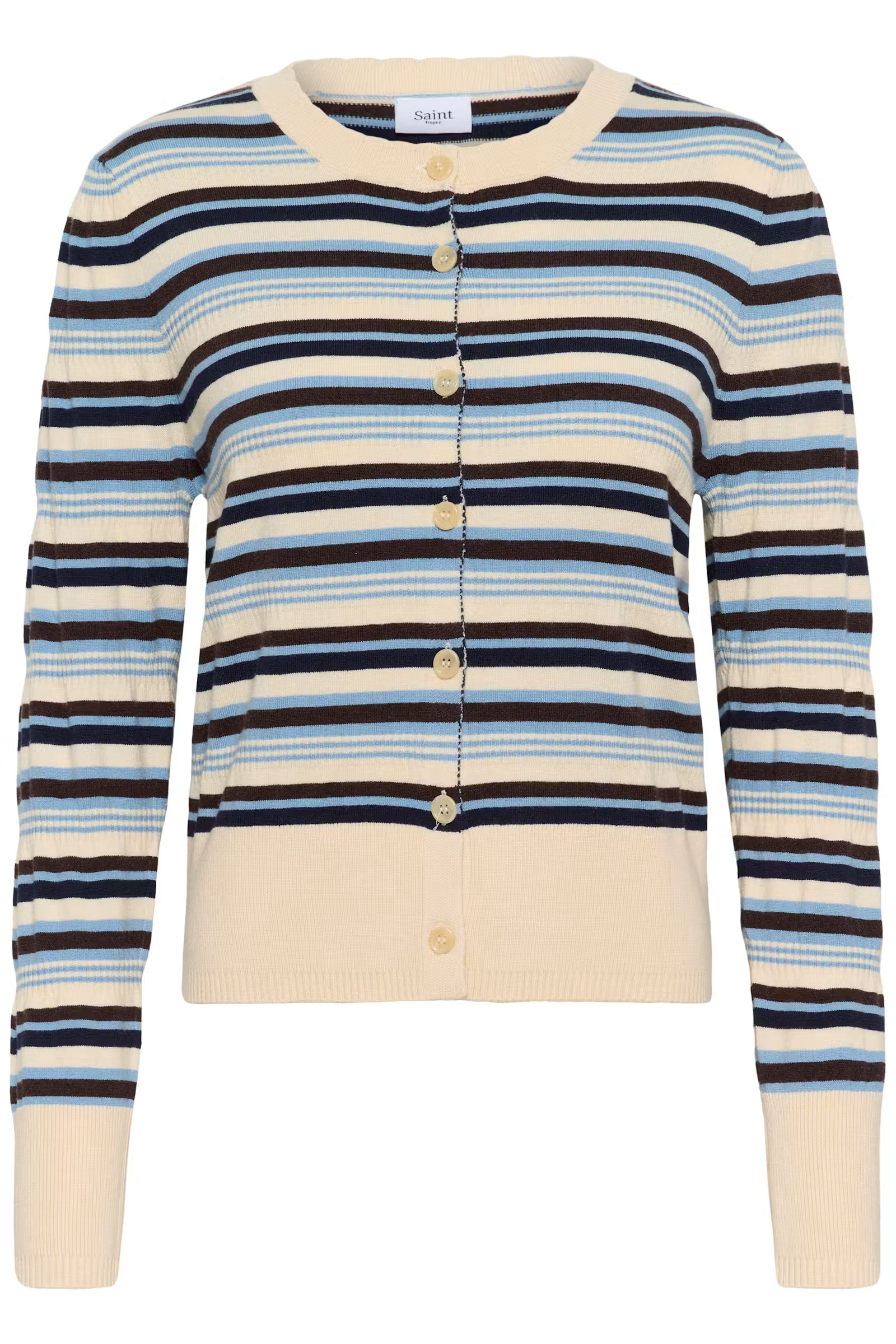 St Tropez Phillia Cardigan | Allure Multi Stripe