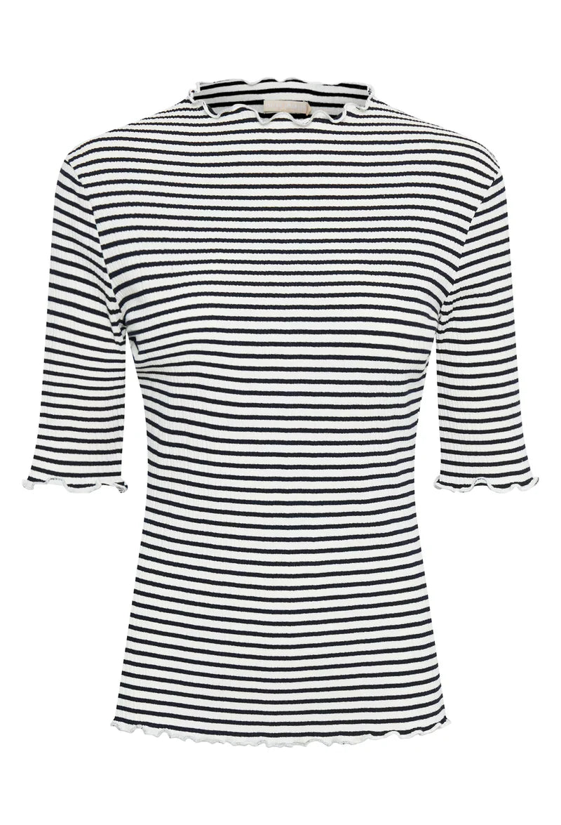 Karen By Simonsen Candace Short Sleeve Tee | White With Night Sky