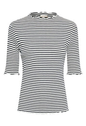 Karen By Simonsen Candace Short Sleeve Tee | White With Night Sky