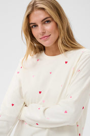 St Tropez Johanni Sweatshirt | Ice Pink