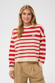 St Tropez Philene Sweatshirt | Valiant Poppy