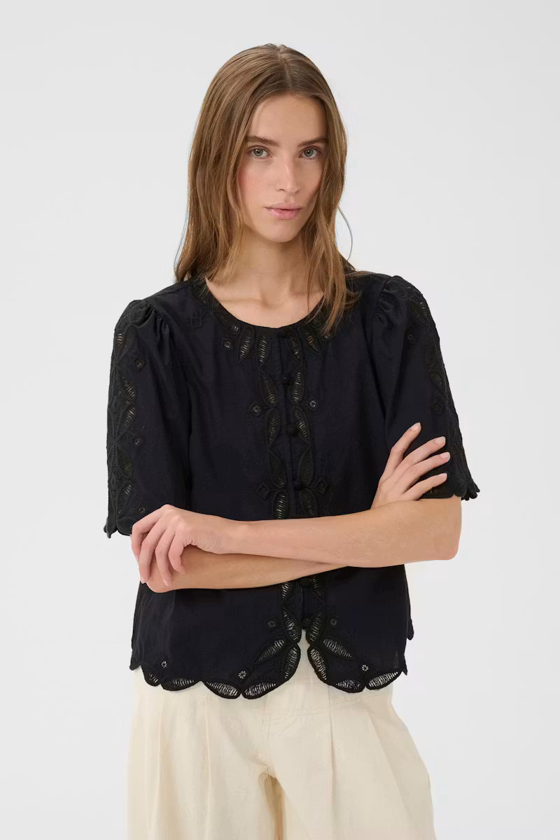 Karen By Simonsen Erlinda Blouse | Black