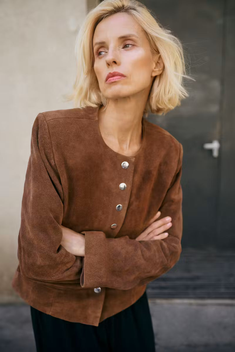 Karen By Simonsen Ebba Suede Jacket | Partridge